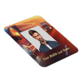 Keepsake Memorial  SemiTruck Tractor-trailer  マグネット (右側)