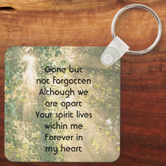 Keepsake  Memorial Sunshine Golden Forest キーホルダー (裏面)