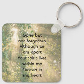 Keepsake  Memorial Sunshine Golden Forest キーホルダー (裏面)