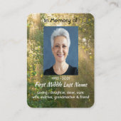 Keepsake Memorial Sunshine Golden Forest 名刺 (正面)