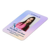 Keepsake Memorial Watercolor Bluejay Garden マグネット (左側)