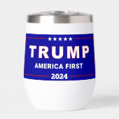 Keepsake, Name Trump 2024 America First 11oz Blue (正面)