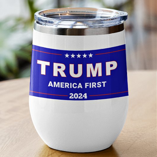 Keepsake, Name Trump 2024 America First 11oz Blue