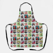 Keepsake Photoモダン Collageパターン エプロン (正面)