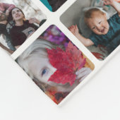 Keepsake Photoモダン Collageパターン フリースブランケット (角)