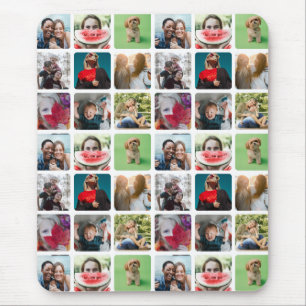 Keepsake Photoモダン Collageパターン マウスパッド