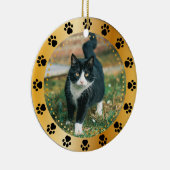 Keepsake Photo & Script パーソナライズされた Nameオーナメント セラミックオーナメント (右)