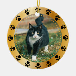 Keepsake Photo & Script パーソナライズされた Nameオーナメント セラミックオーナメント