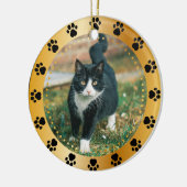 Keepsake Photo & Script パーソナライズされた Nameオーナメント セラミックオーナメント (左)