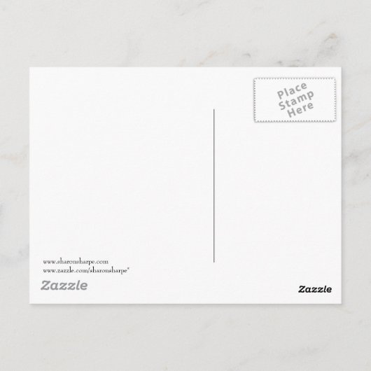 KEEPSAKES by SHARON SHARPE ポストカード (裏面)