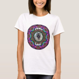 Kees on plain purple mandala T shirt Tシャツ