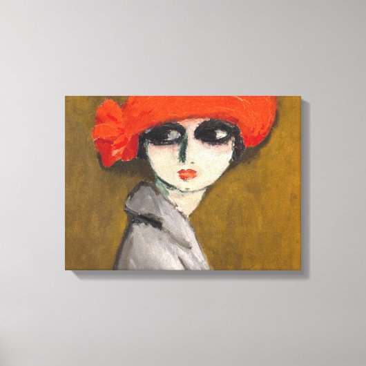 Kees Van Dongen著Le Coquelicot （コーンポピー） キャンバスプリント (正面)