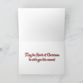 Keeshondのクリスマスカード シーズンカード (内部)