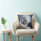 Keeshondの枕 クッション (椅子)