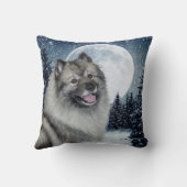 Keeshondの枕 クッション (裏面)