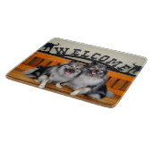 Keeshondの歓迎されたまな板 カッティングボード (角)