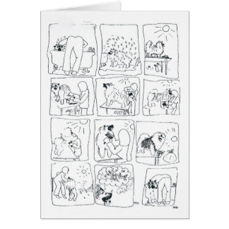 Keeshondの漫画Bathtime