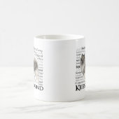 Keeshondの特性のマグ マグカップ (中央)