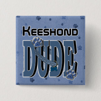 Keeshondの男 缶バッジ
