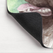 Keeshond犬のマウスパッド マウスパッド (コーナー)