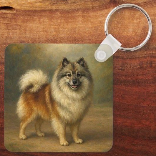 Keeshond キーホルダー (裏面)