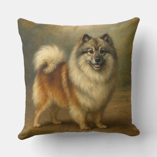 Keeshond クッション (裏面)