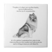 Keeshond タイル (正面)