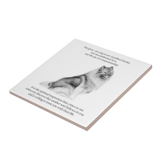 Keeshond タイル (側面)