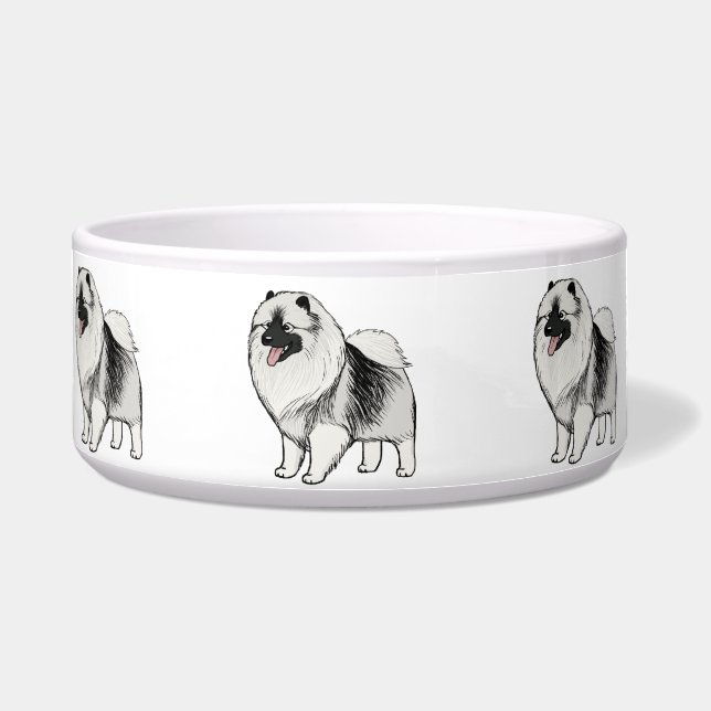 Keeshond ボウル (正面)