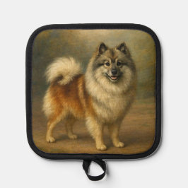 Keeshond 鍋敷き