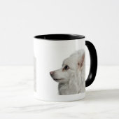 Keeshond (10歳)のクローズアップ マグカップ (正面右)