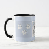 Keeshond Beth絵画's – かわいいオリジナルドッグアート マグカップ (左)