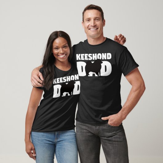 Keeshond  for Dog Father Keeshond Dad  Keeshond Tシャツ (ユニセックス)