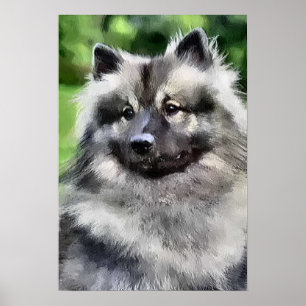 Keeshond Gifts Art Prints ポスター