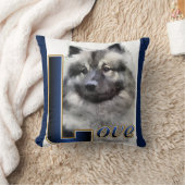 Keeshond LOVE Gives クッション (ブランケット)