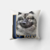 Keeshond LOVE Gives クッション (裏面)