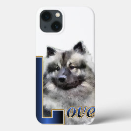 Keeshond LOVE Gives iPhone 13ケース