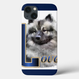 Keeshond LOVE Gives iPhone 13ケース