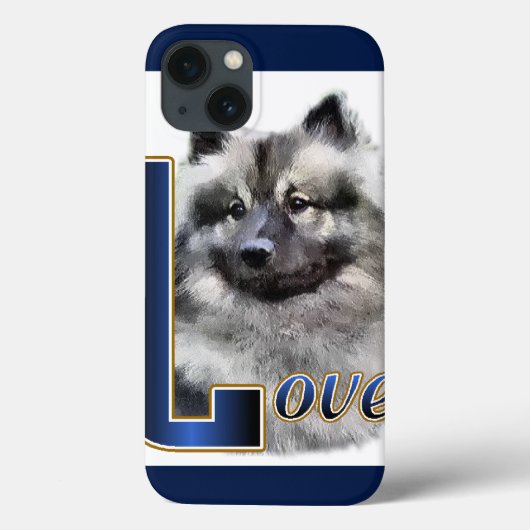 Keeshond LOVE Gives Case-Mate iPhoneケース (裏面)