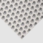 Keeshond Mom and Son's -絵画オリジナルドッグアート 薄葉紙 (詳細)