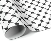 Keffiyeh design Free Palestine Wrapping Paper ラッピングペーパー (ロールコーナー)