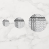 Keffiyeh Symbol of Palestine Resistance Pattern コンフェッティ (裏面)