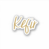 Kefirストレージステッカー シール (正面)