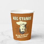 Kegスタンド：大学を学行くない 紙コップ (裏面)