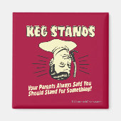 Kegスタンド:親は何かを立つ マグネット (正面)