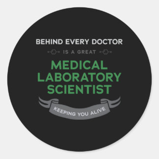 Keg You Alive Medical Laboratory Scientist Lab ラウンドシール