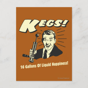 Kegs: 16ガロンの液体の幸福 ポストカード