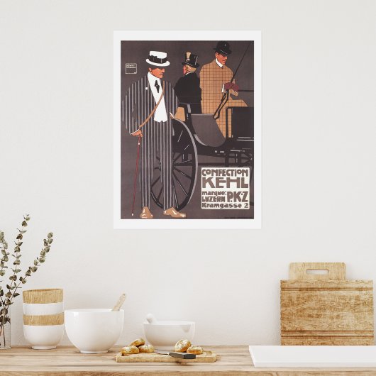 Kehl PKZ Poster Ludwig Hohlwein ポスター (キッチン)