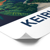 Keibul Lamjao国立公園インド旅行 ポスター (角)