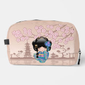 KEIKO KOKESHI人形 – 青い着物芸者ガール ドップキット (正面)